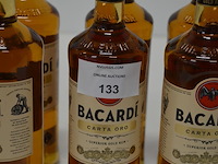 6 flessen bacardi carta oro rum 1l - afbeelding 3 van  5