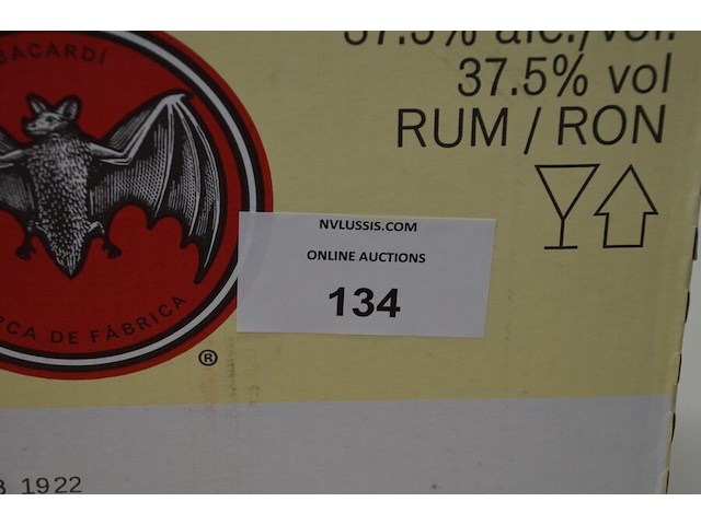 6 flessen bacardi carta oro rum 1l - afbeelding 5 van  5