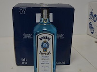 6 flessen bombay sapphire gin 1l