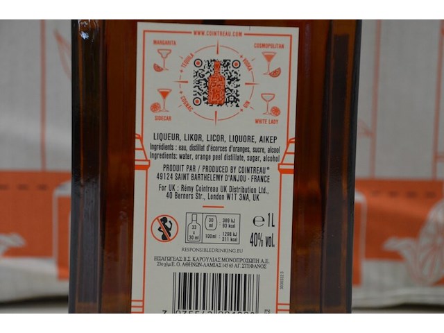 6 flessen cointreau likeur 1l - afbeelding 6 van  6