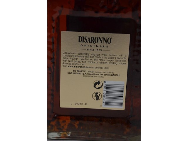 6 flessen disaronno originale likeur 1l - afbeelding 6 van  6