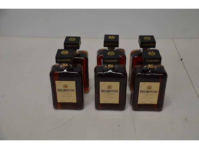 6 flessen disaronno originale likeur 1l - afbeelding 1 van  4