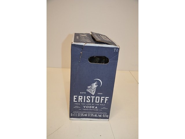 6 flessen eristof vodka 1l - afbeelding 3 van  4