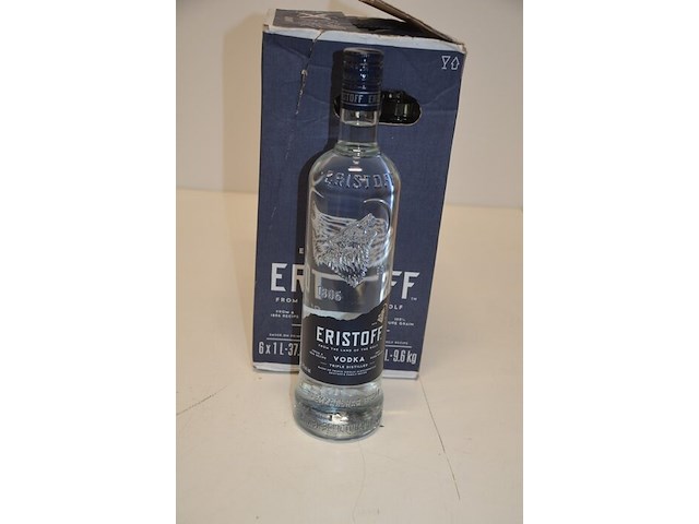 6 flessen eristof vodka 1l - afbeelding 1 van  5