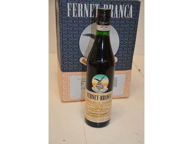 6 flessen fernet-branca likeur bitter 70cl - afbeelding 1 van  6
