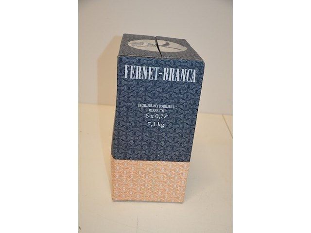 6 flessen fernet-branca likeur bitter 70cl - afbeelding 3 van  5