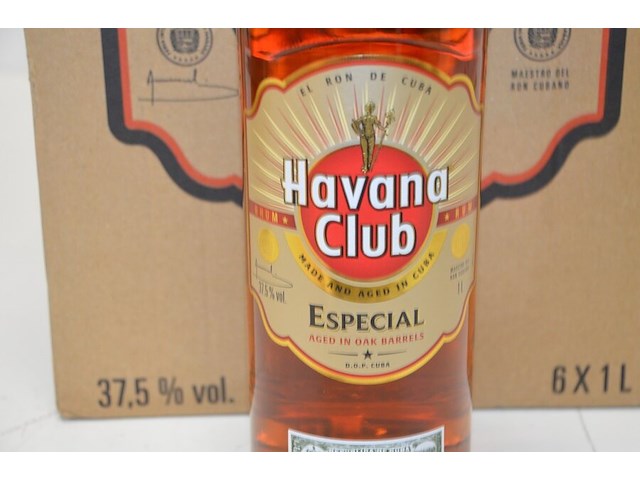 6 flessen havana club especial rum 1l - afbeelding 2 van  6