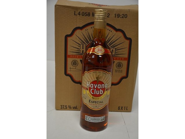 6 flessen havana club especial rum 1l - afbeelding 1 van  5