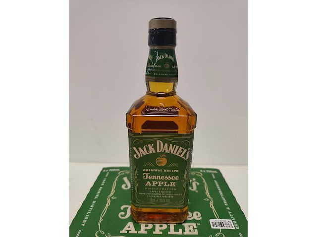 6 flessen jack daniels tennessee apple likeur - afbeelding 1 van  5