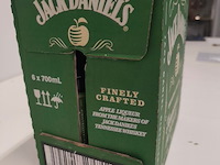 6 flessen jack daniels tennessee apple likeur - afbeelding 4 van  5
