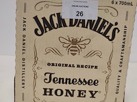 6 flessen jack daniels tennessee honey likeur
