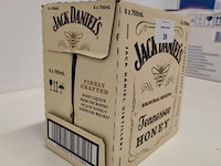 6 flessen jack daniels tennessee honey likeur - afbeelding 2 van  4