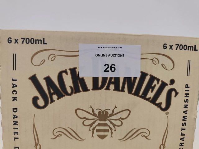 6 flessen jack daniels tennessee honey likeur - afbeelding 4 van  4