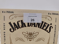 6 flessen jack daniels tennessee honey likeur - afbeelding 4 van  4