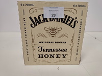 6 flessen jack daniels tennessee honey likeur