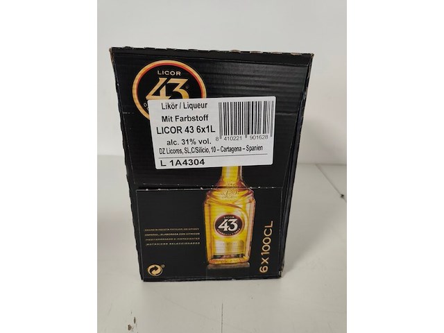 6 flessen licor 43 1l - afbeelding 3 van  6