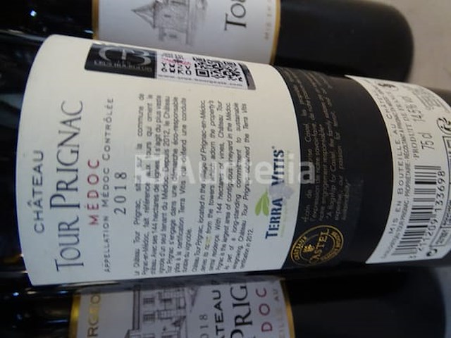 6 flessen médoc cru bourgeois château tour prignac 2018 - afbeelding 4 van  4