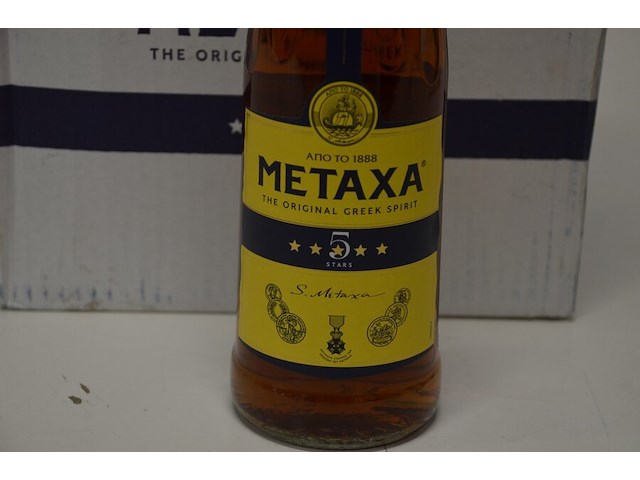 6 flessen metaxa 5 griekse sterke drank 70cl - afbeelding 2 van  6