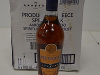 6 flessen metaxa 7 griekse sterke drank 70cl - afbeelding 1 van  6