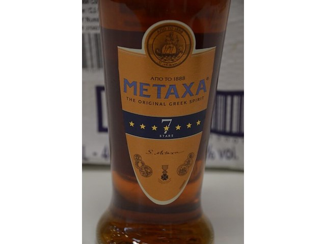6 flessen metaxa 7 griekse sterke drank 70cl - afbeelding 2 van  6