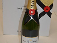 6 flessen moet chandon champagne brut 75cl
