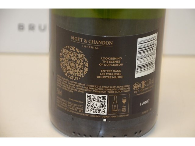 6 flessen moet chandon champagne brut 75cl - afbeelding 6 van  6