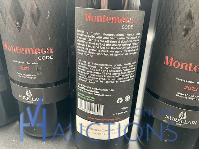 6 flessen rode wijn montemeca - afbeelding 3 van  3