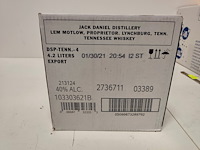 6 flessen whisky jack daniels 70cl - afbeelding 2 van  7