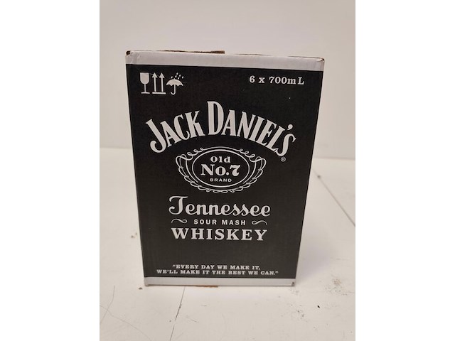 6 flessen whisky jack daniels 70cl - afbeelding 3 van  7