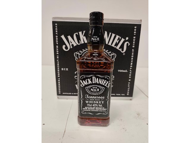 6 flessen whisky jack daniels 70cl - afbeelding 1 van  7