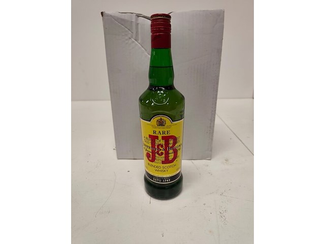 6 flessen whisky j&b scotch 40,00% 70cl - afbeelding 1 van  4