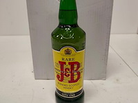 6 flessen whisky j&b scotch 40,00% 70cl - afbeelding 1 van  4