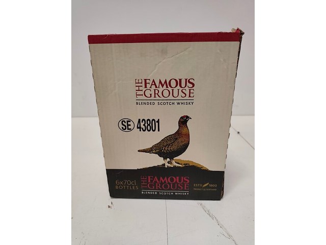 6 flessen whisky the famous grouse 70cl - afbeelding 4 van  6