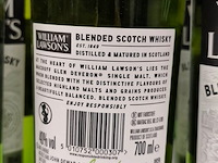 6 flessen whisky william lawsons 40,00% 70cl - afbeelding 6 van  6