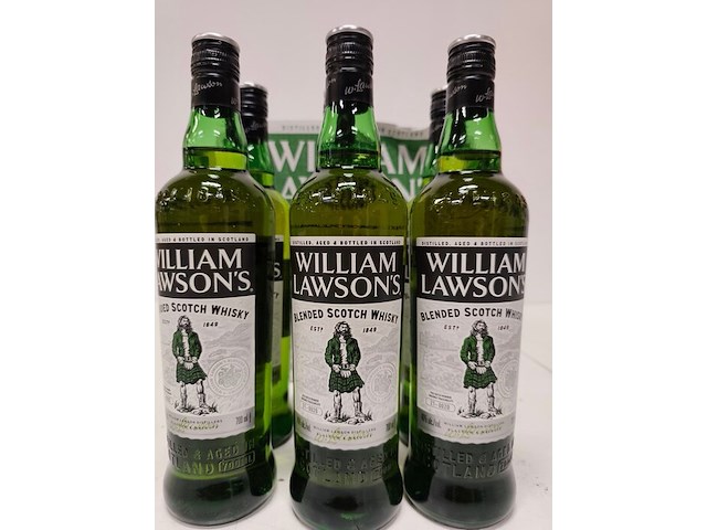 6 flessen whisky william lawsons 40,00% 70cl - afbeelding 3 van  5