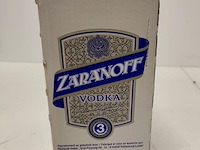 6 flessen zaranoff vodka 70cl - afbeelding 3 van  7