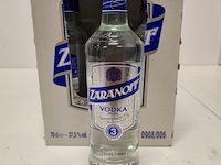 6 flessen zaranoff vodka 70cl