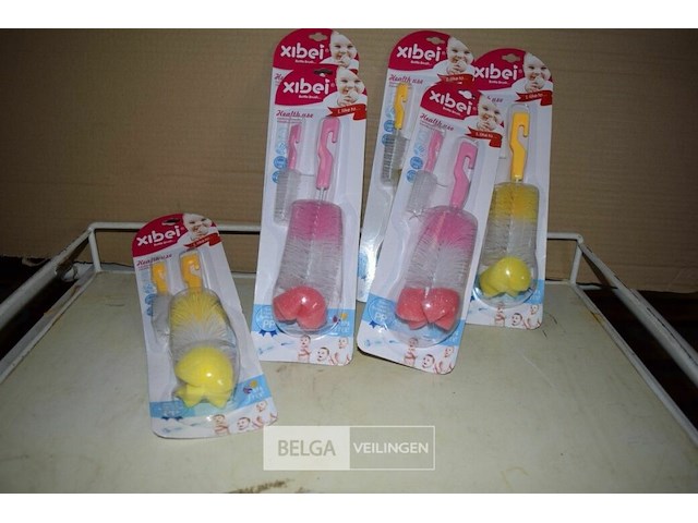 6 flessenborstels - afbeelding 1 van  2