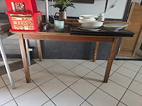 6 formica houten tafels - afbeelding 3 van  5