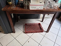 6 formica houten tafels - afbeelding 4 van  5