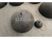 6 halve bol kroonluchters - afbeelding 4 van  5