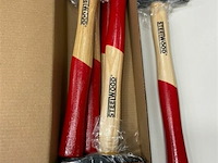 6 hamers steelwood met houtensteel 300gr - afbeelding 3 van  3