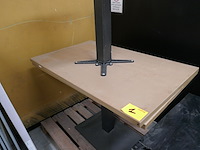 6 horecatafels op zwartmetalen voet - afbeelding 5 van  6