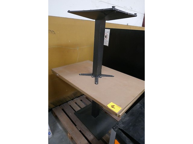 6 horecatafels op zwartmetalen voet - afbeelding 6 van  6