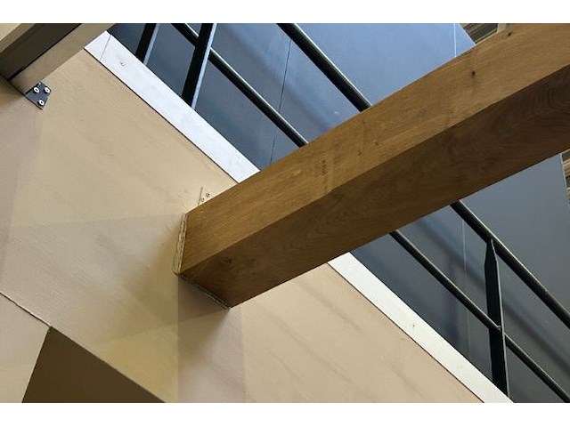 6 houten balken - afbeelding 2 van  3