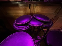 6 houten krukken - afbeelding 2 van  2