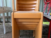6 houten stoelen - afbeelding 2 van  2