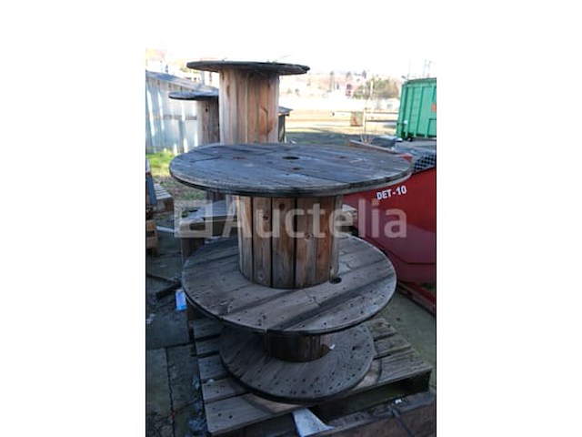 6 houten trommels - afbeelding 1 van  7