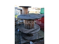 6 houten trommels - afbeelding 1 van  7