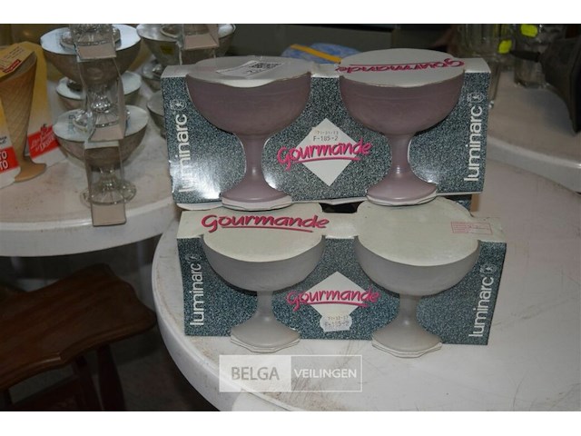 6 ijskopjes in hoornvorm - afbeelding 2 van  3